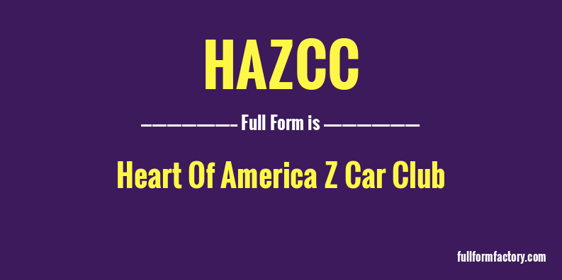 hazcc-full-form