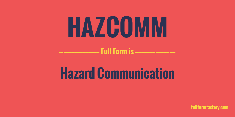 hazcomm-full-form