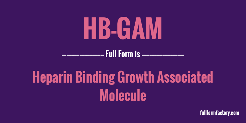 hb-gam-full-form