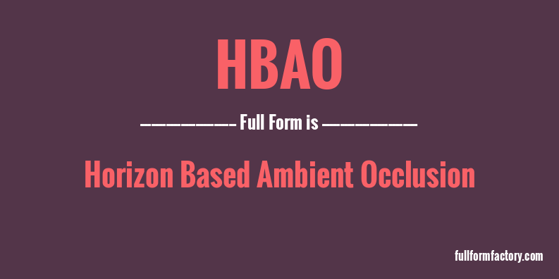 hbao-full-form