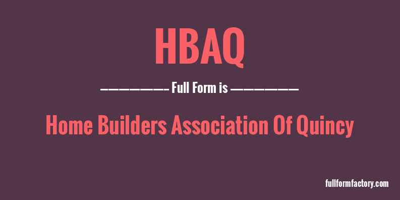 hbaq-full-form