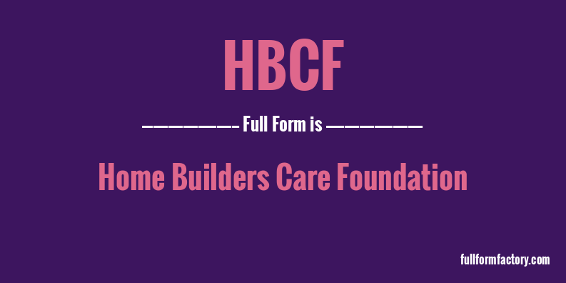hbcf-full-form