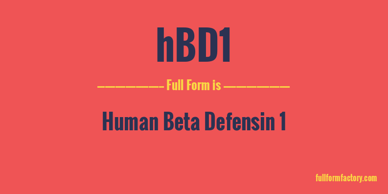 hbd1-full-form