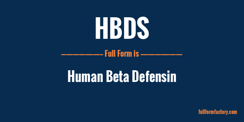 hbds-full-form