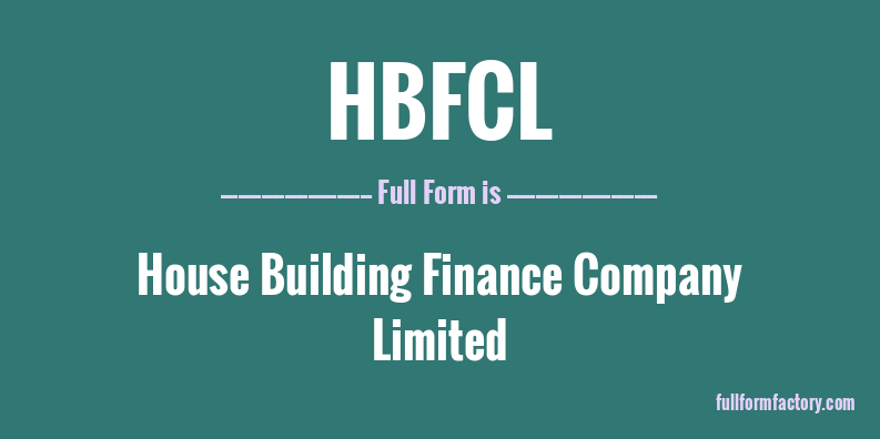 hbfcl-full-form