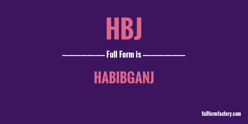 hbj-full-form