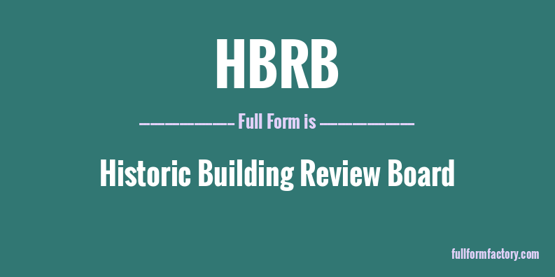 hbrb-full-form