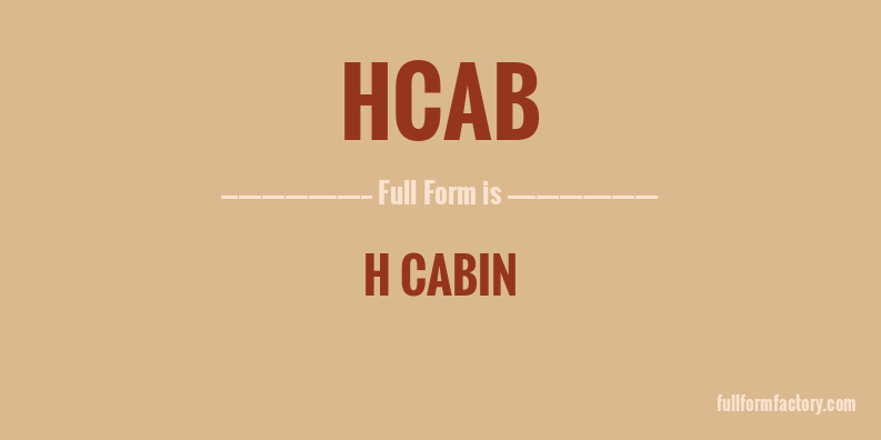 hcab-full-form