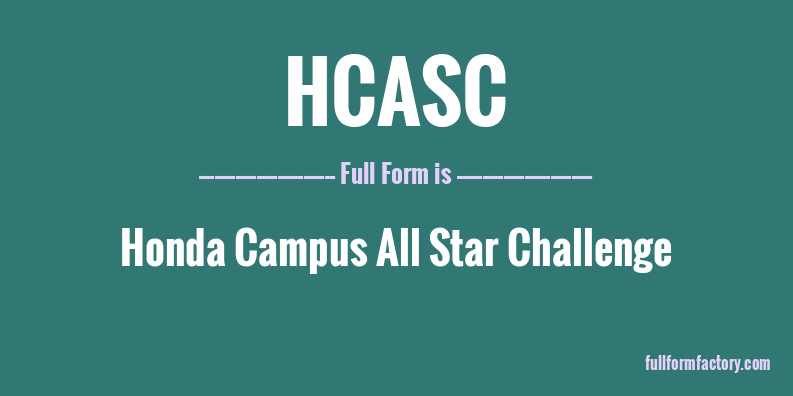 hcasc-full-form