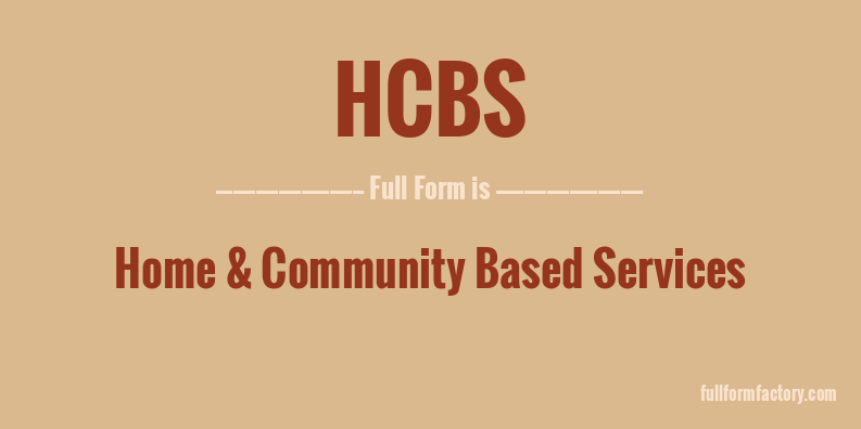 hcbs-full-form