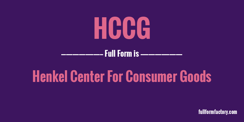 hccg-full-form