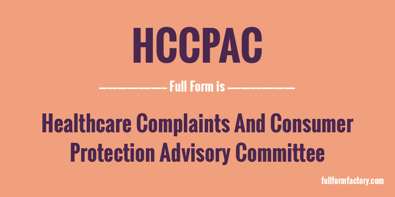 hccpac-full-form