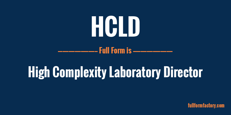 hcld-full-form