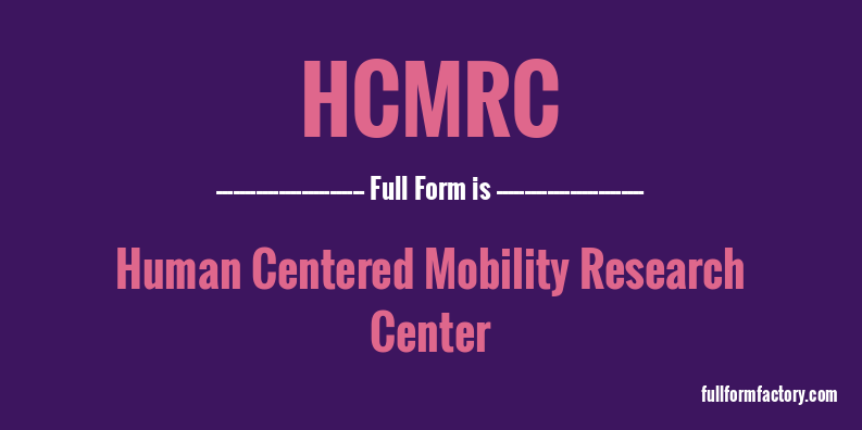 hcmrc-full-form