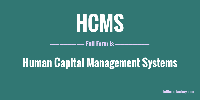 hcms-full-form