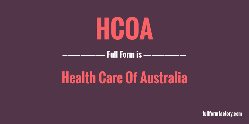 hcoa-full-form