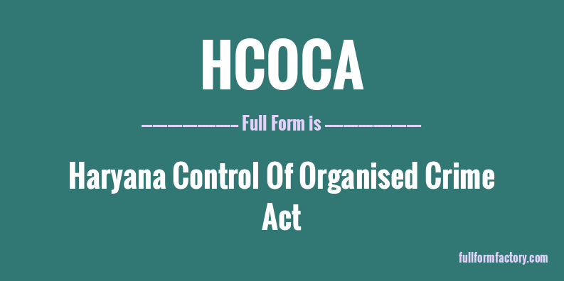 hcoca-full-form