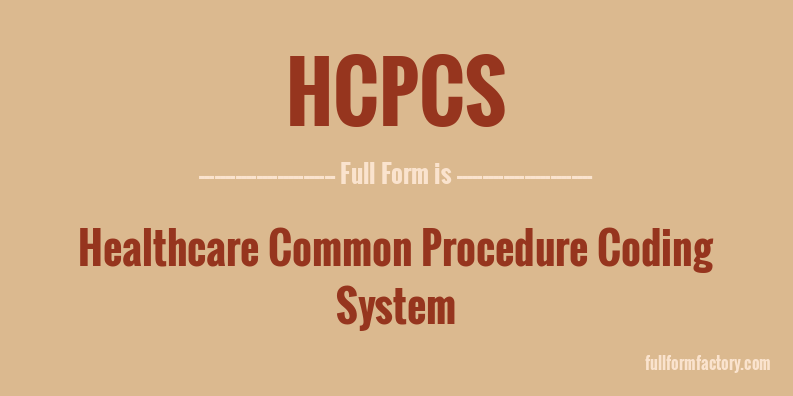hcpcs-full-form
