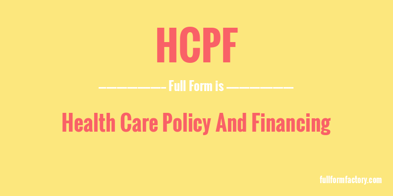 hcpf-full-form