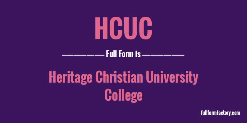 hcuc-full-form