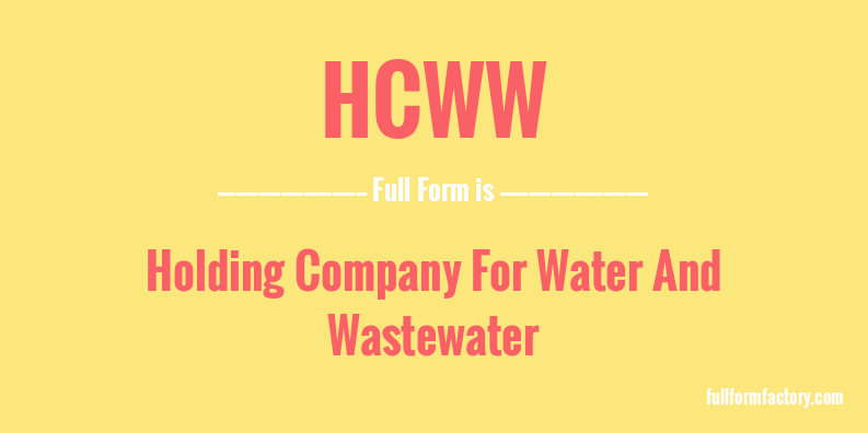 hcww-full-form