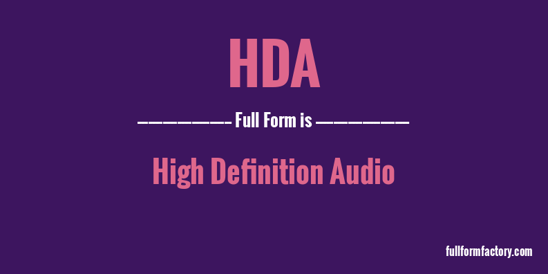 hda-full-form