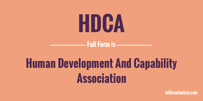 hdca-full-form