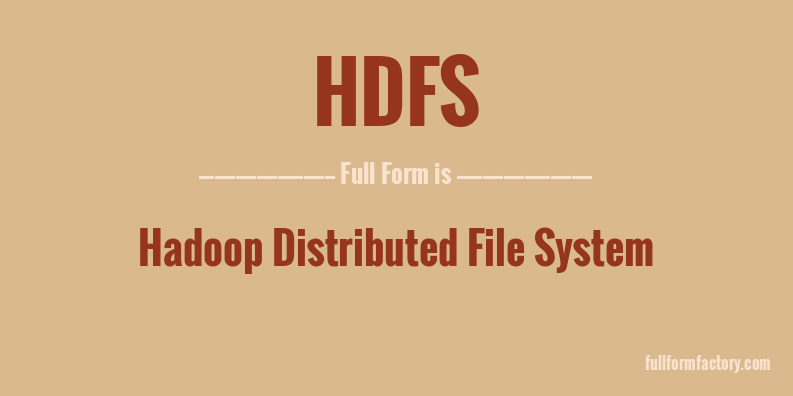 hdfs-full-form