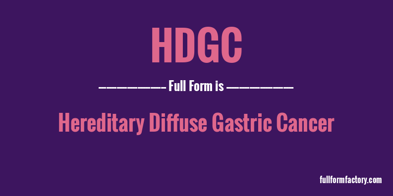hdgc-full-form