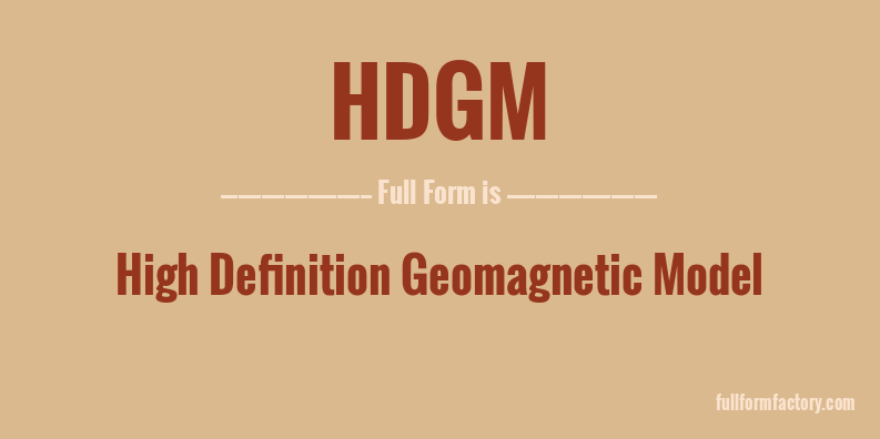 hdgm-full-form