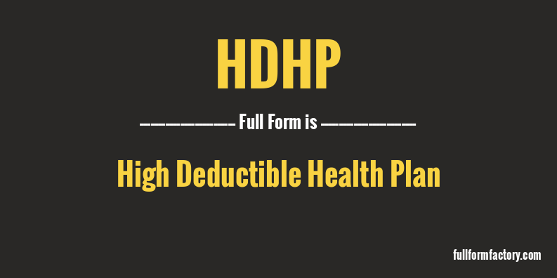 hdhp-full-form