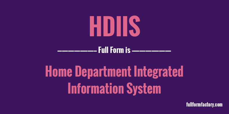 hdiis-full-form