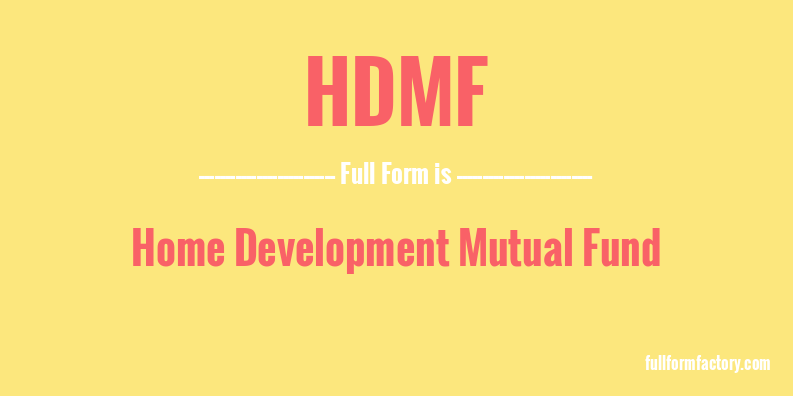 hdmf-full-form