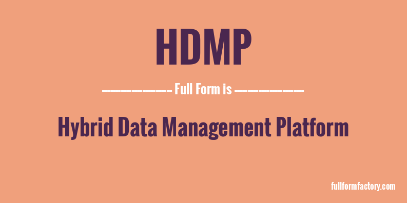 hdmp-full-form