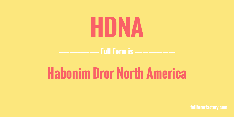 hdna-full-form