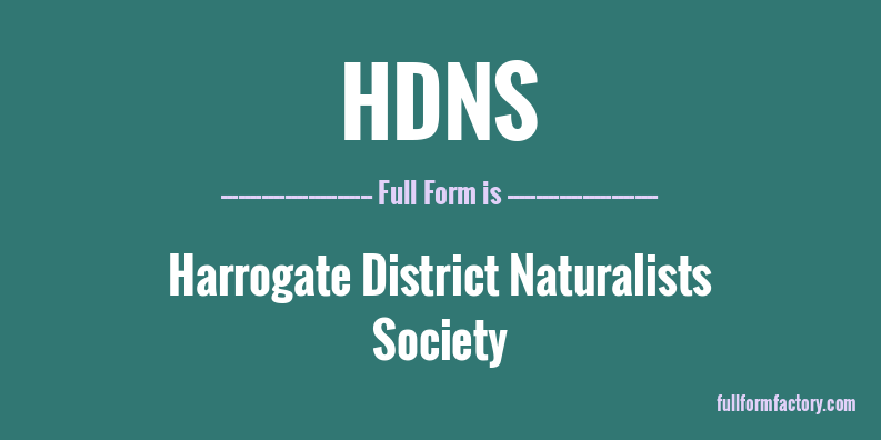 hdns-full-form