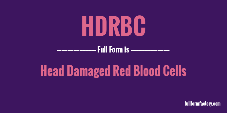 hdrbc-full-form