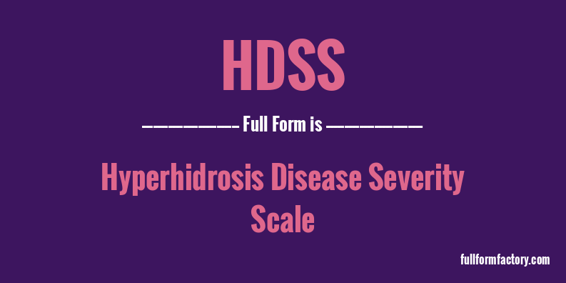 hdss-full-form