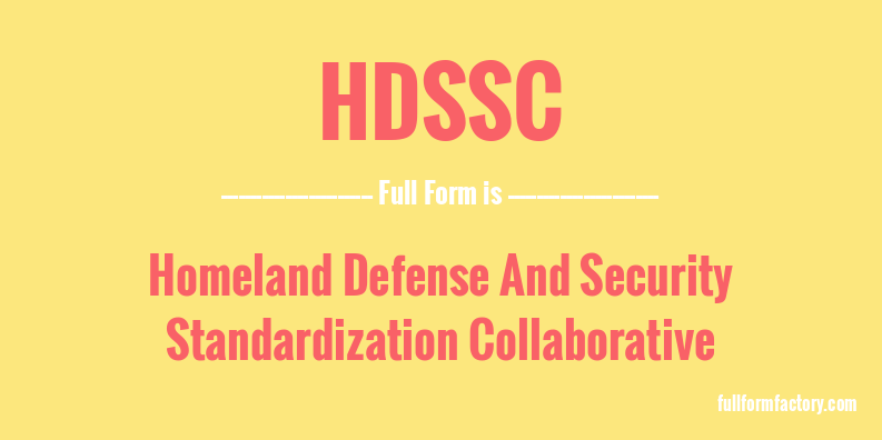 hdssc-full-form