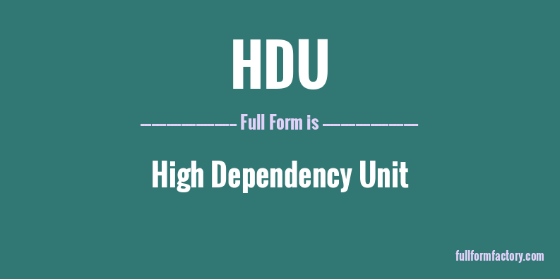 hdu-full-form
