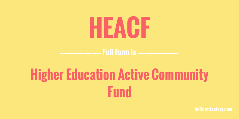 heacf-full-form