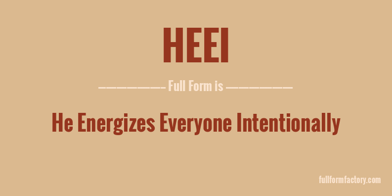 heei-full-form