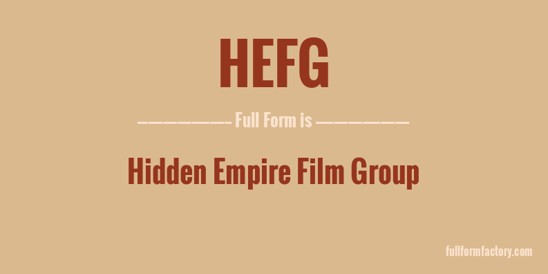 hefg-full-form