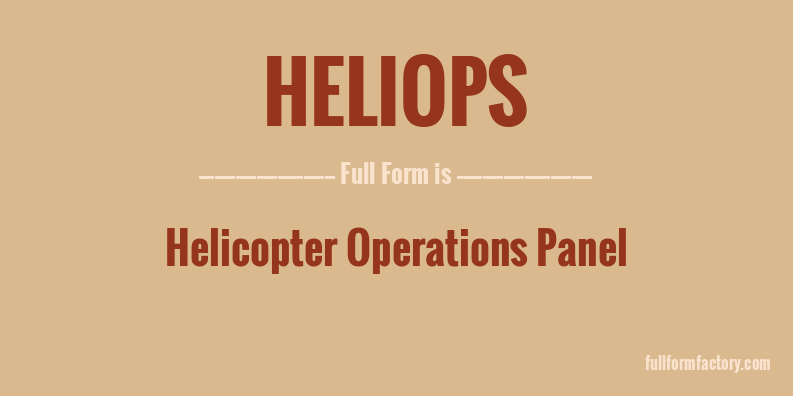 heliops-full-form