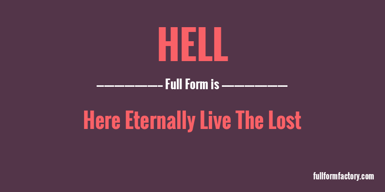 hell-full-form