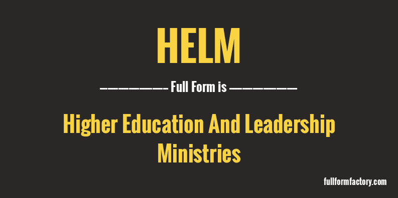 helm-full-form
