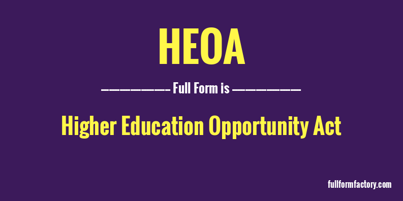 heoa-full-form