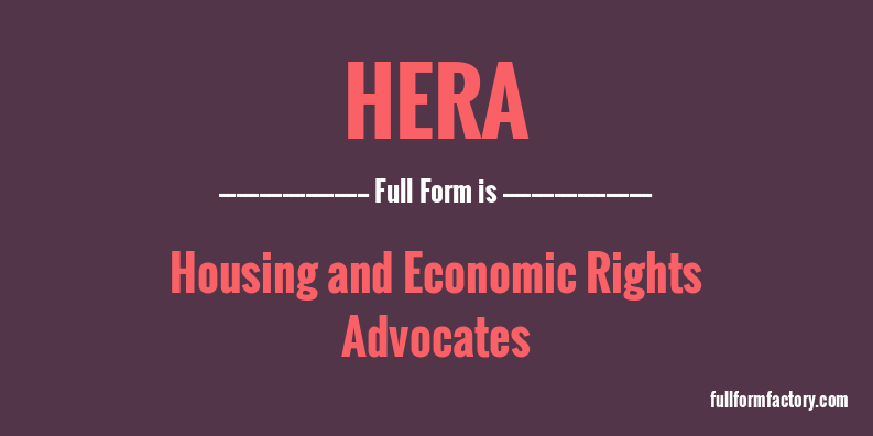 hera-full-form