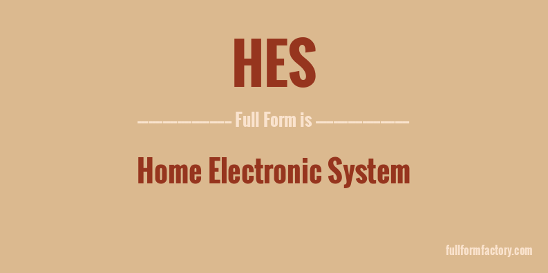 hes-full-form