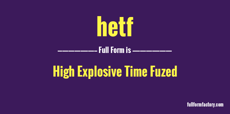 hetf-full-form